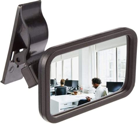 Clip On Rear View Mirror For Pc Monitors Or Anywhere By