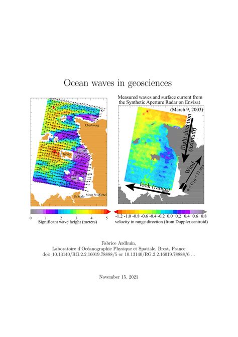 Pdf Ocean Waves In Geosciences