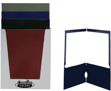 Wholesale Laminated Two Pocket Folders In Four Colors Dollardays