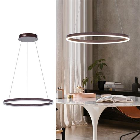 Just to point out the other solution: Diborui Ring Pendant Light Modern Round Shape Ceiling ...