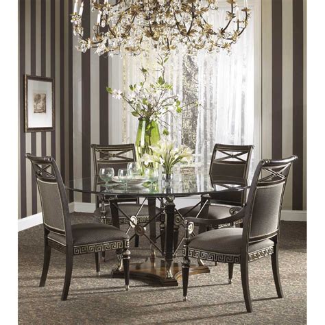 Shop bamboo dining room tables and other bamboo tables from top sellers around the world at 1stdibs. Fine Furniture Design Belvedere 48 Inch Round Glass Top ...