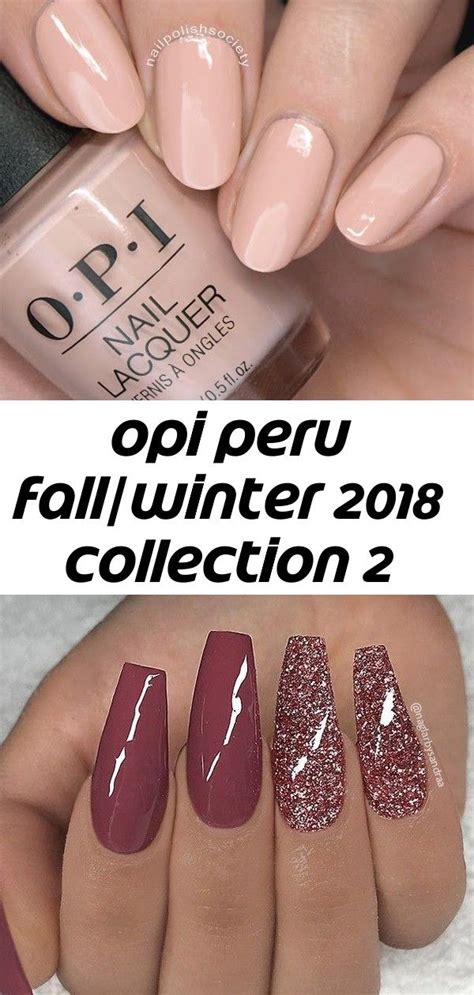 Opi Peru Fallwinter 2018 Collection 2 Coffin Nails Long Nail