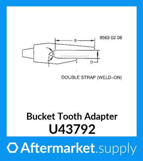U43792 Bucket Tooth Adapter Fits John Deere Price 2395 To 555499
