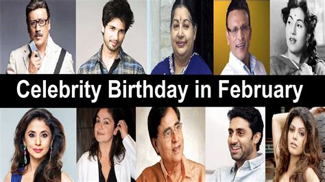 Bollywood Celebrities Birthday By Month Birthday In February Webtafri