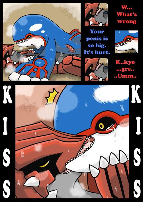 Rule 34 Comic Crying Female Groudon Kissing Kyogre Male Penis Pokemon