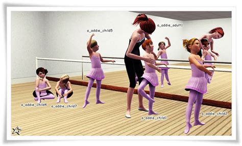 My Sims 3 Poses Set 1 Ballet By Msadrienne