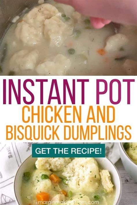 Instant Pot Chicken And Dumplings With Bisquick Recipe Bisquick