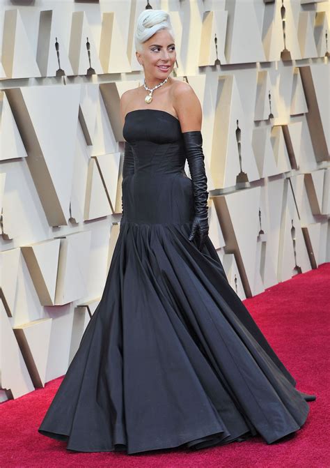 Lady Gaga Oscars 2019 Red Carpet Celebmafia