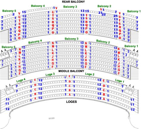 Warner Theatre Erie Pa Seating Chart