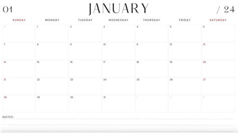 2024 Lined And Unlined Monthly Calendars 85x11 Landscape Jan Dec