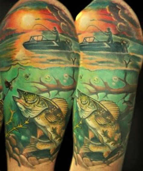 Bass Fishing Tattoo Sleeve Best Tattoo Ideas