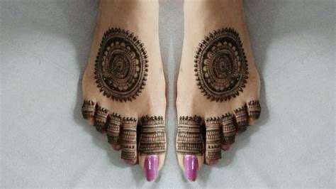 Tasmim Blog Bridal Foot Mehndi Design Simple And Easy