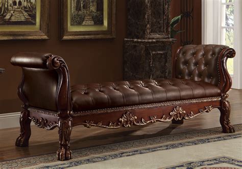 Maybe you would like to learn more about one of these? Dresden Elegant Bedroom Long Bench Button Tufted Seat Arms ...
