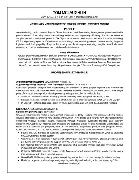 Collecting and analyzing supply chain data. Supply Chain Analyst Resume