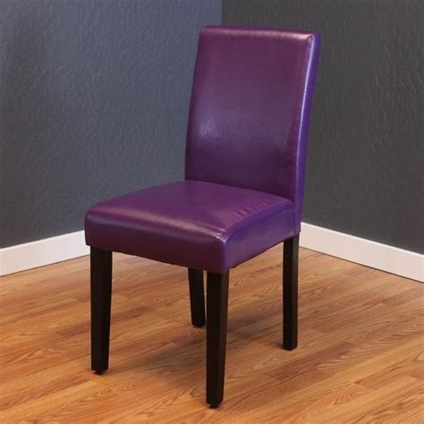 Free delivery and returns on ebay plus items for plus members. 20 Ideas of Purple Faux Leather Dining Chairs | Dining ...