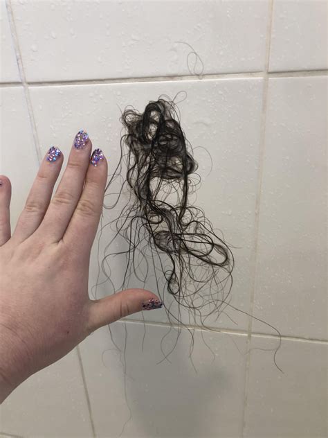 Pictures Of Normal Hair Loss In Shower