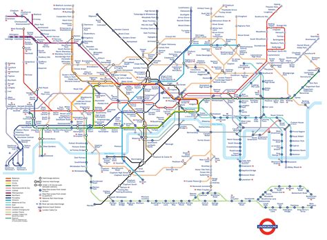 Map Of London Underground Map Of The Usa With State Names