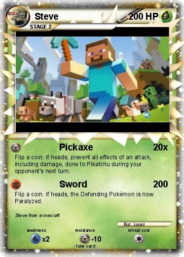 Pokémon Steve 2161 2161 Pickaxe My Pokemon Card