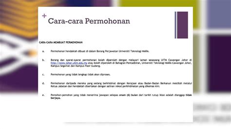 Iklan jawatan kosong uitm johor segamat pasir gudang. Jawatan Kosong UiTM Kampus Pasir Gudang Johor - YouTube