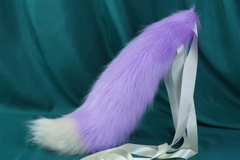 Violet Animal Ears 22in Tail Wolf Ears Cosplay Animal Etsy