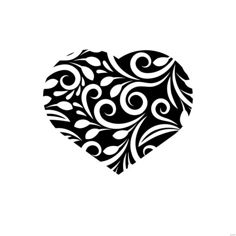 Black Heart The Symbol Of Love Strength And Resilience