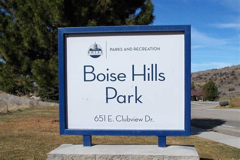 Boise Idaho Boise Parks Boise Hills Park