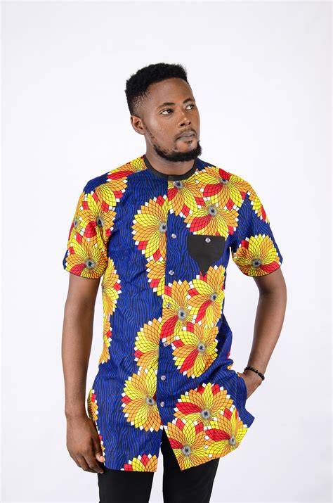 Men's Multi-Coloured African Print Wear - Ejimeji.com