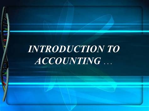 Introduction to Accounting |authorSTREAM