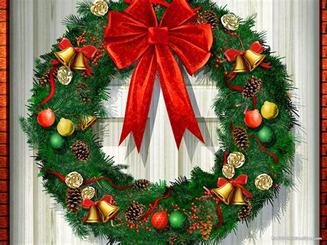 Christmas Wreath Wallpaper ~ Christmas Wreath Wallpapers