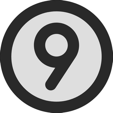 Number 9 Circle Icon Download For Free Iconduck