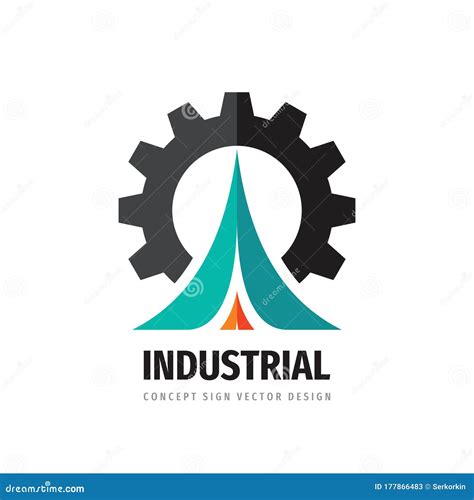 Industrial Logo Cartoon Vector 22541213