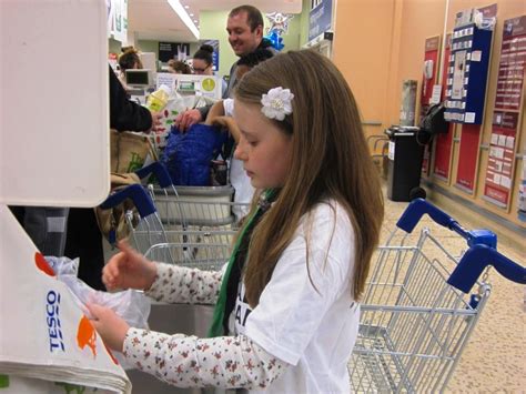 3rd Ware Scout Group Bag Packing At Tesco