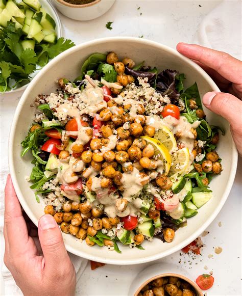 Spicy Roasted Chickpea Salad Bowl Mwm
