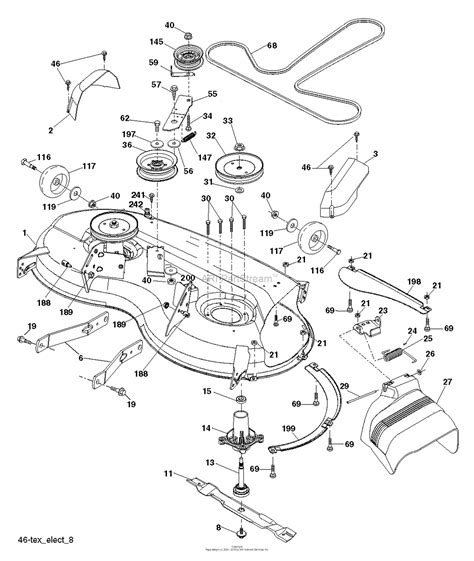 Husqvarna 46 Inch Mower Deck Parts Diagram