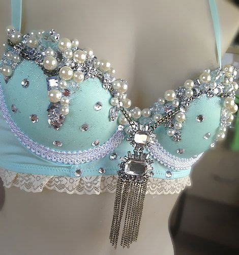 Fancy Princess Jasmine Sparkly Bra With Pearls By Lilkittyko Fancy
