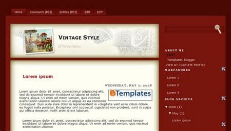 13 Best Free Vintage Style Blogger Templates 2023