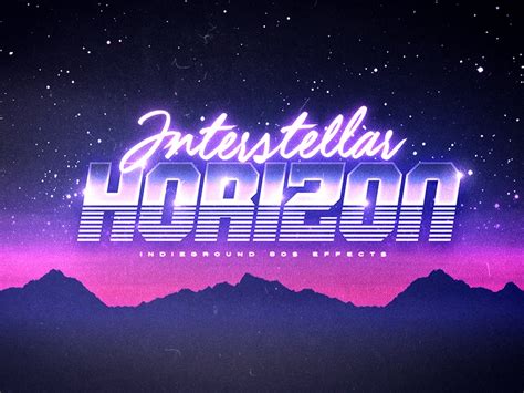 80s Retro Text Effects No1 By Roberto Perrino On Dribbble