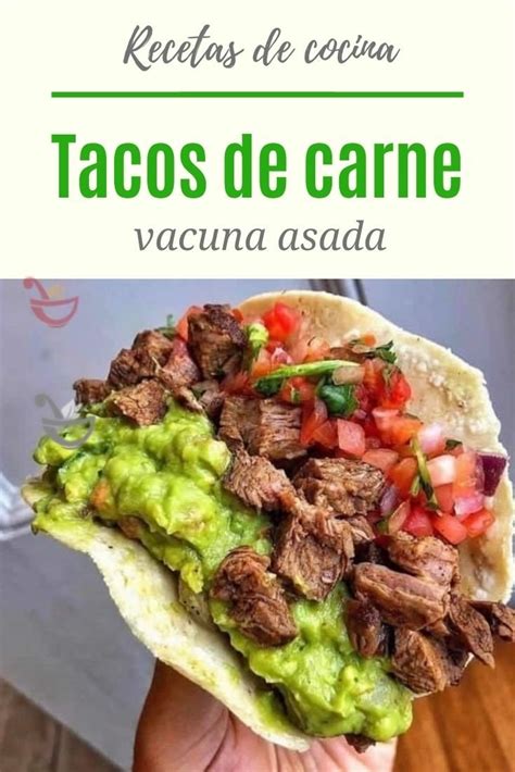 Tacos De Carne Vacuna Asada Cocina Eficaz