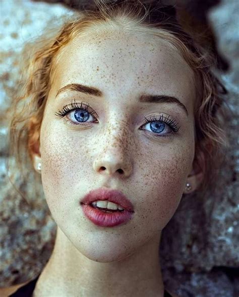 Klasse Sommersprossen 😘 Freckles Beautiful Freckles Red Hair Freckles