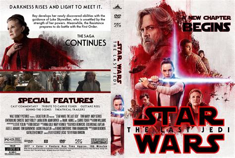 Star Wars The Last Jedi Dvd Cover Cover Addict Dvd And Bluray Covers