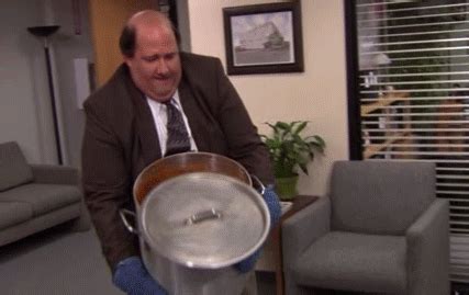 Still not as dark as when kevin spilled his chili all over the floor. Kevin chili gif 1 » GIF Images Download