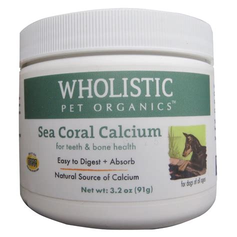 Check spelling or type a new query. Wholistic Pet Organics Sea Coral Calcium Dog Supplement ...