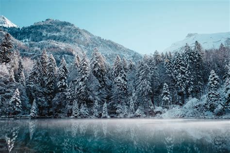 Switzerland Winter Reflection 5k Hd Nature 4k Wallpapers Images