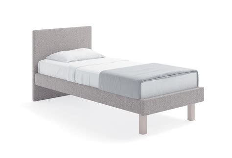 Il letto contenitore cangù lo ordini e lo ricevi a casa tua in 5 giorni. Letto singolo imbottito rivestito in tessuto Less - CLEVER.IT