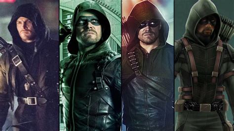 All Green Arrow Costumes On Arrow Ranked Youtube