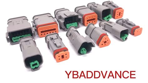 Grey Dt Series Sealed 3 Pin Male And Female Deutsch Connector Buy