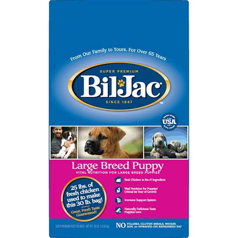 August 25, 2012 admin leave a comment. Bil-Jac Large Breed Puppy Chicken Recipe Dry Dog Food vs ...