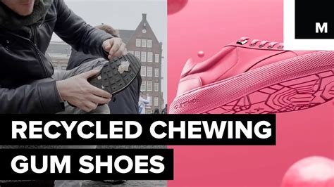 These Sneakers Are Made Out Of The Chewing Gum People Spit On The