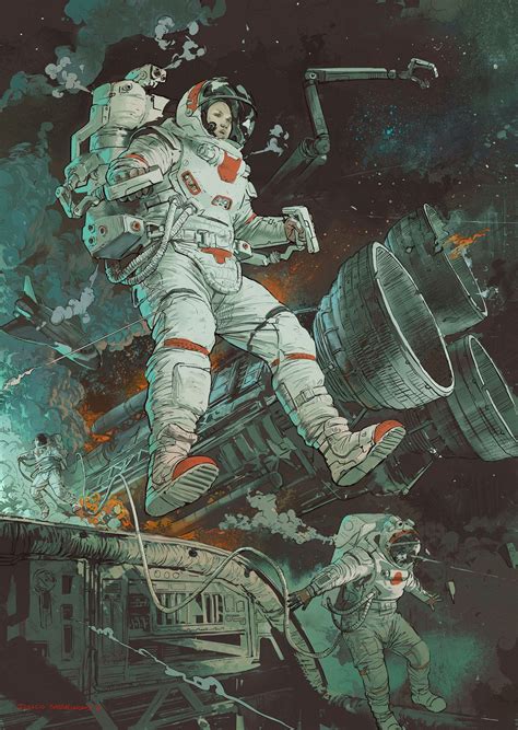 Astronaut Art Illustration Sci Fi Science Fiction Charis Schmerge