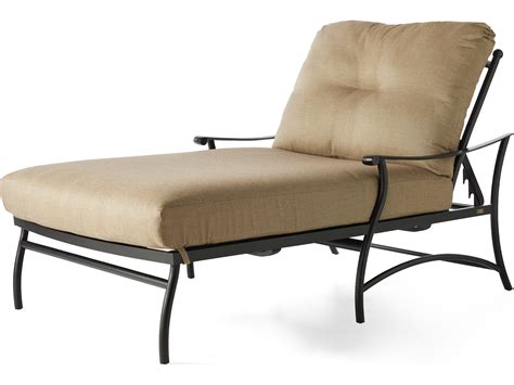 Mallin Seville Cushion Cast Aluminum Chaise Lounge And A Half Malse825